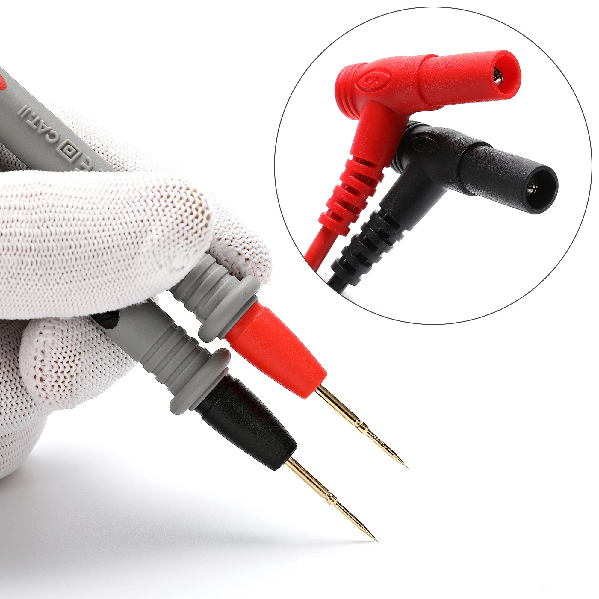 1 Pair Universal Digital Multimeter Fine Tip Lead Probe Pen 1000V 10A High Quality Meter Wire - Image 2